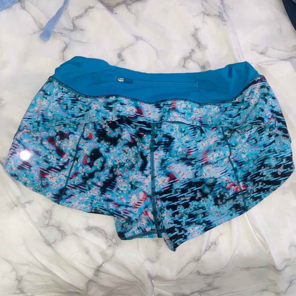 Lululemon Blue Speed Shorts